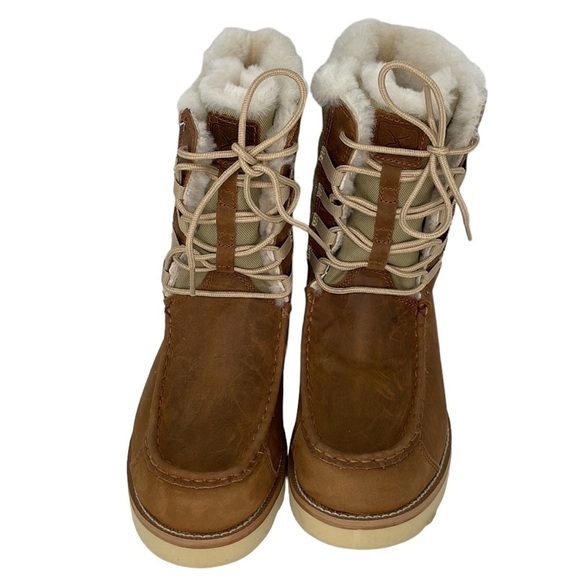 Twisted X Boots NWT Women’s 8” Wedge Sole Oiled Saddle and Tan Size 5 1/2 5.5 - Picture 5 of 14